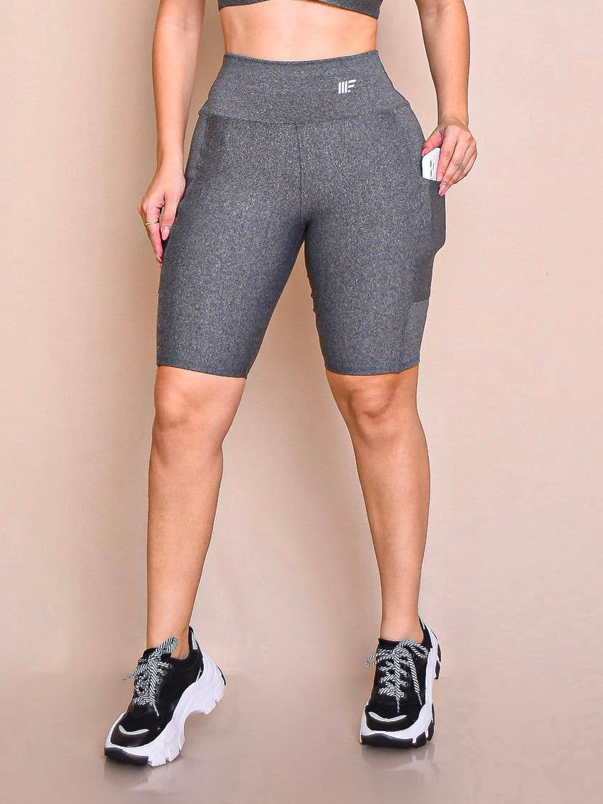 Kit 5 Bermudas Com Bolso Fitness