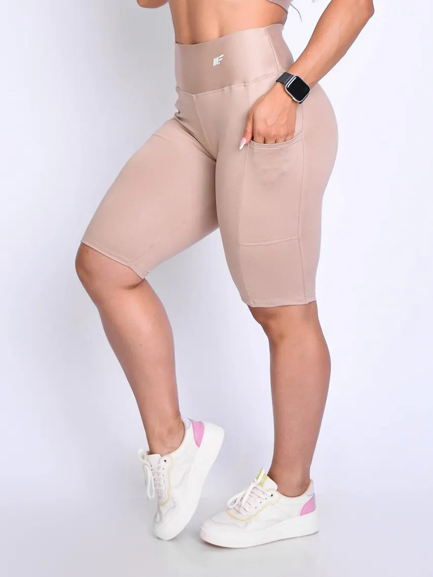 Kit 5 Bermudas Com Bolso Fitness