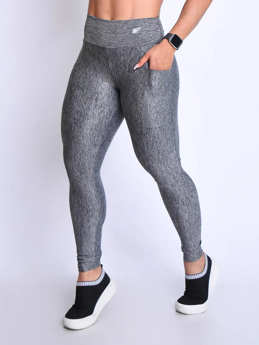 Kit 5 Calças Legging Com Bolso